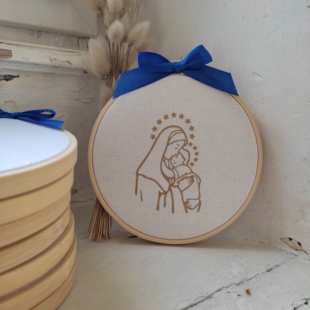 Tambour Vierge Marie - L'aCroche